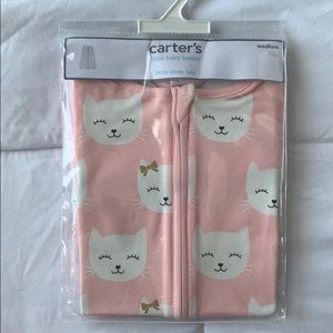 Girls new size medium Carter’s little sleep bag